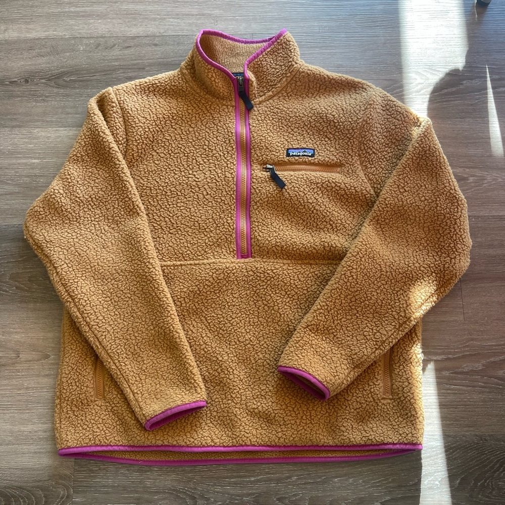 Patagonia Retro Pile Marsupial Pullover - Women’s XL EUC